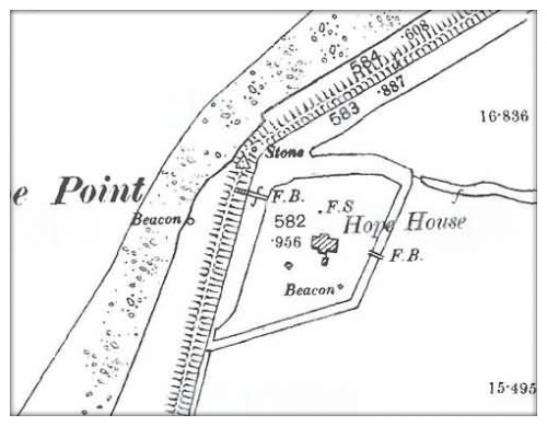 Anchor & Hope now gone and replaced by Hope House. map of 1897